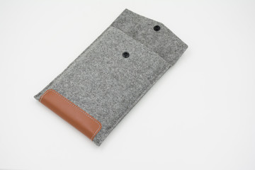 Velvet bag, pouch for external hard disk