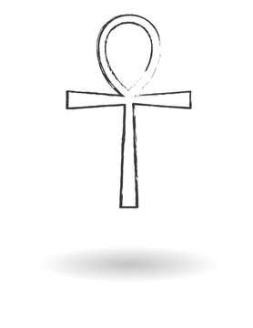Cross crosslet vector illustration. Heraldic or Mission cross is a symbol for world evangelism of the Gospel
