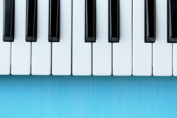 Naklejka premium Klawisze pianina