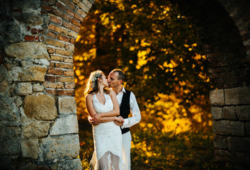 beautiful couple posing