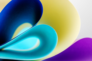 Blue paper abstract texture background. soft focus.