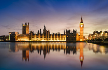 Fototapeta na wymiar Big Ben and House of Parliament