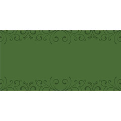 Green Background with Greetings