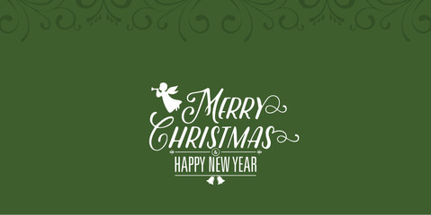 Christmas Background with Text Design