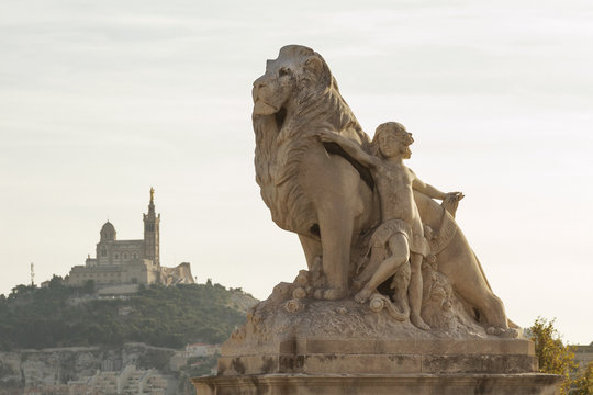 Amazing city Marseille the view from la Gare, France