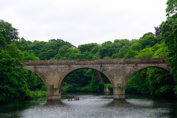 Fototapeta na wymiar Bridge on River Wear, Durham, England