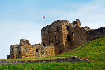 Ruins of the nunnery and the fort, Tynemouth, England