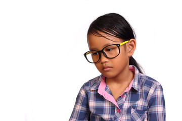 Fototapeta premium Little Girl with Empty Look