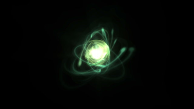 Atomic 001: A microscopic atomic particle system (Loop).