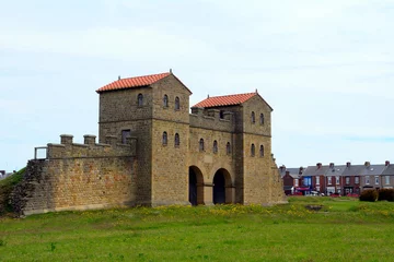 Foto op Plexiglas Vestingwerk Arbeia Roman fort, South Shields, England
