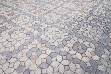 Fototapeta premium road paved with the cobble stones