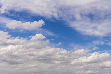 Blue sky with clouds background