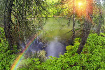 Fototapeta premium Lake Asya Marmarosh