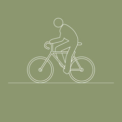 Fototapeta premium Riding Bicycle