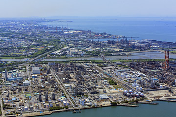 京葉コンビナート／空撮