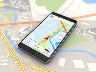 smartphone navigation - 92757459