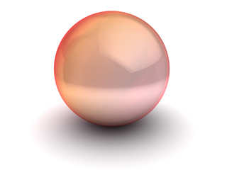 red glass shpere