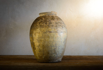 antique terracotta jars