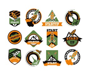 set of rockets icons