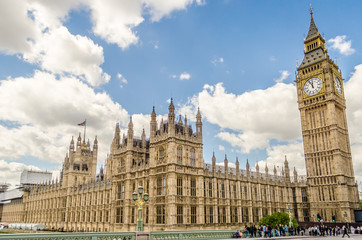 Fototapeta Palace of Westminster, Houses of Parliament, London, UK obraz