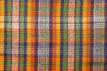 Fototapeta premium Colorful striped fabric background