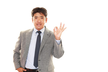 笑顔のビジネスマン