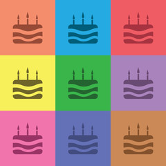 illustration of food icon