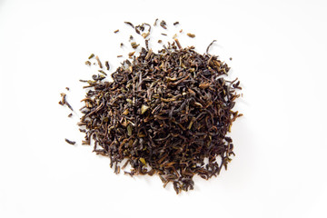 Darjeeling Tee, weisser Untergrund
