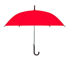 red umbrella isolated