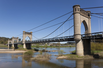 Fototapeta na wymiar Pont of Langeais, Indre-et-Loire, Centre, France