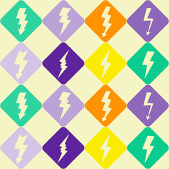 seamless background with lightning for your design