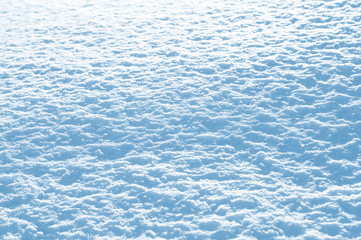 Snowy winter background shiny snow