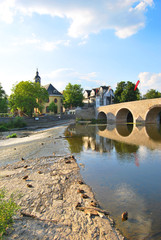 Fototapeta na wymiar Lahnbrücke Wetzlar