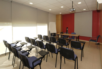 Empty classroom