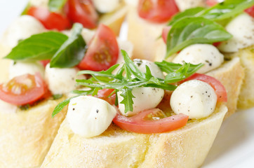 Caprese sandwiches
