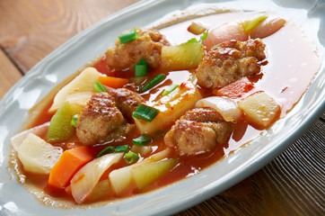 Bavarian Meatball Stew