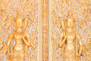 Fototapeta premium Temple door texture