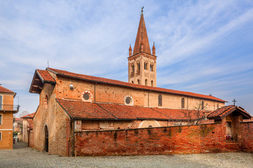 Old church in small italian town.