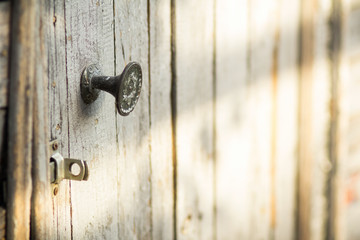 wooden barn door