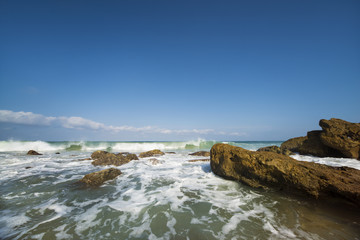 beautiful beach and tropical sea