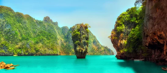 Badezimmer Foto Rückwand Insel James-Bond-Insel, Thailand