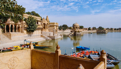 Gadisar See, Jaisalmer-Indien