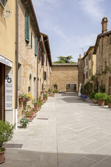 Strasse in Pienza