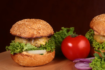 Fresh burger