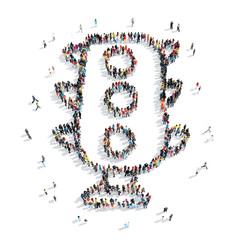 people  shape traffic light