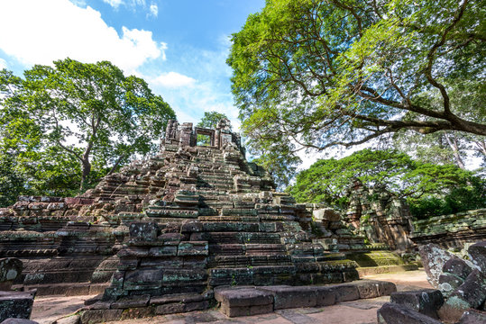 Preah Pithu Temple, Siem Reap Cambodia Sep 2015.