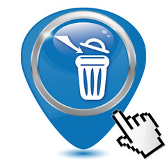 in trash icon