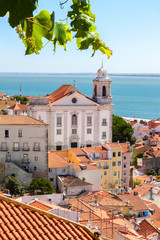 Lisbon cityscape of