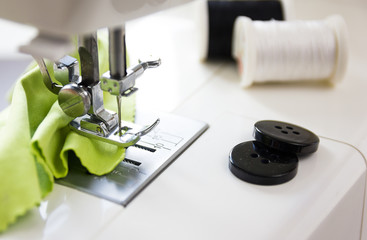 sewing machine white