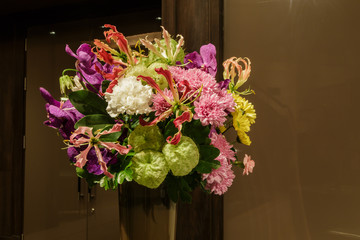 Bouquet of flower in vase